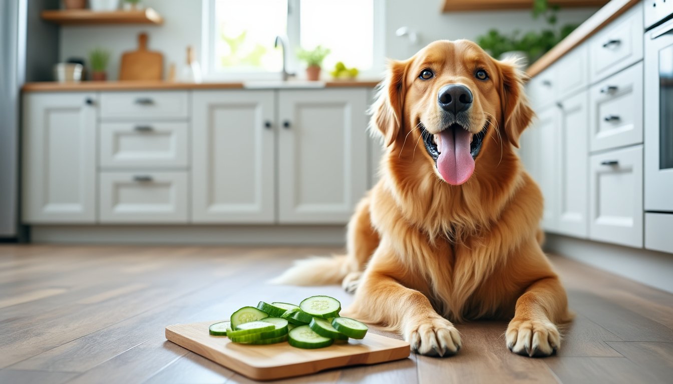Concombre et chien : est-ce une bonne friandise pour votre compagnon ? découvrez si le concombre est une friandise saine et adaptée pour votre chien. avantages, précautions et conseils pour intégrer ce légume dans l'alimentation de votre compagnon.