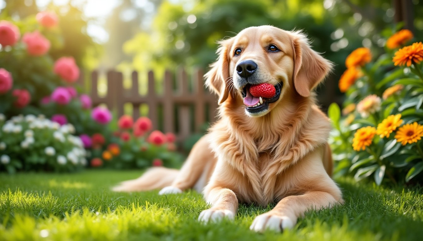 Fraise et chien : ce fruit est-il dangereux ou bénéfique pour votre animal ? découvrez si les fraises sont dangereuses ou bénéfiques pour votre chien : conseils, précautions et bienfaits de ce fruit dans l'alimentation canine.