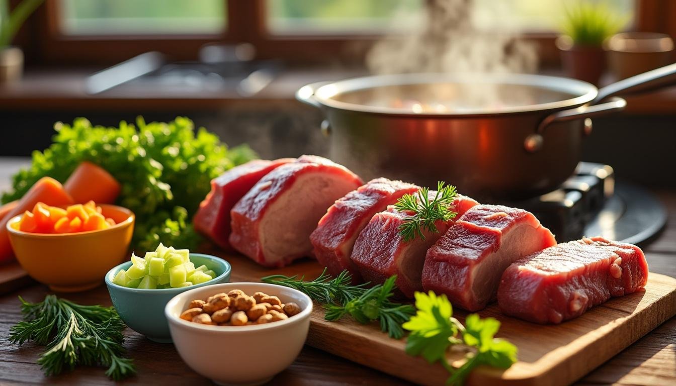 Queue de boeuf : découvrez la recette traditionnelle pour régaler votre chien découvrez comment préparer une queue de bœuf selon la recette traditionnelle pour offrir un repas sain, savoureux et naturel à votre chien. suivez nos conseils pour le régaler en toute simplicité !
