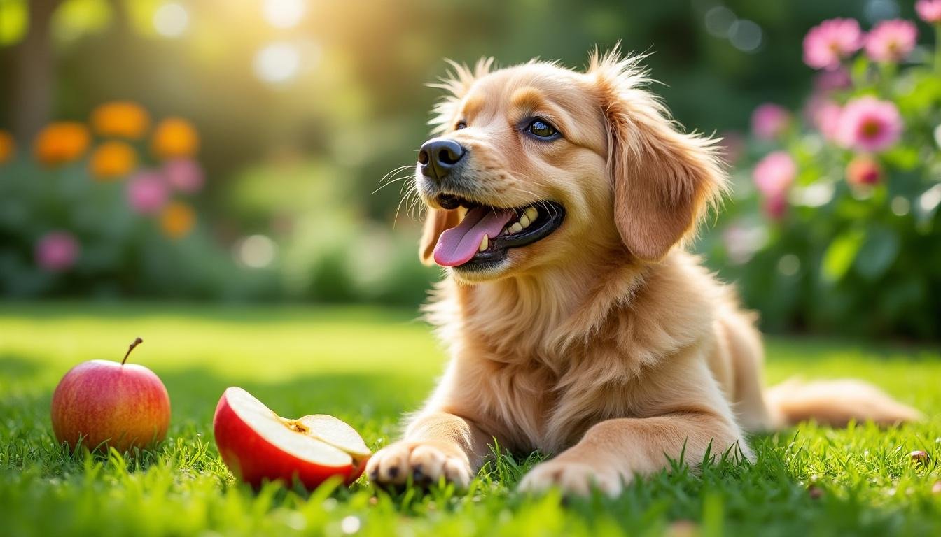 découvrez les bienfaits et les risques de donner des pommes à votre chien, ainsi que des conseils pour une alimentation saine et équilibrée.
