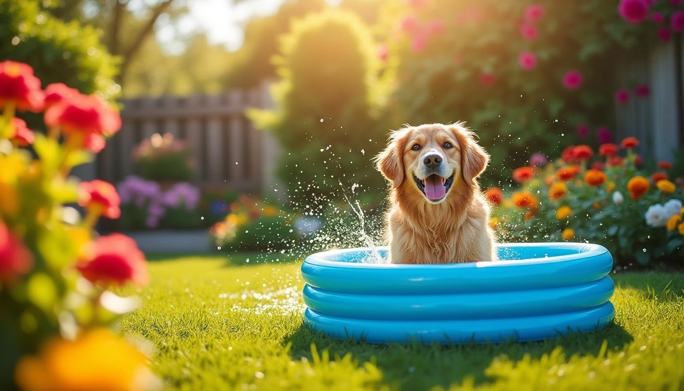 découvrez les bienfaits d'offrir une piscine à votre chien en été pour le rafraîchir, favoriser son exercice et améliorer son bien-être pendant les journées chaudes.