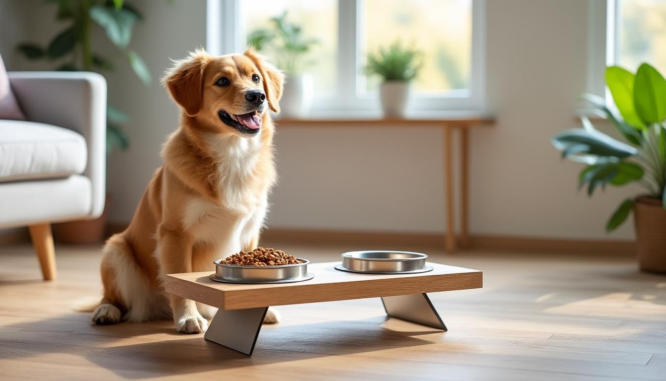 Pourquoi utiliser un support de gamelle pour chien améliore la santé de votre animal découvrez comment un support de gamelle pour chien peut améliorer la santé de votre animal en facilitant sa posture, favorisant une meilleure digestion et réduisant les risques de troubles articulaires.