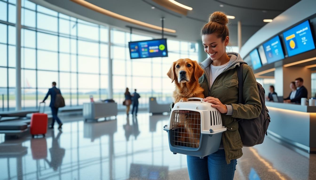 Voyager avec son chien en avion : toutes les démarches à connaître en 2025 découvrez toutes les démarches indispensables pour voyager avec votre chien en avion en 2025, conseils pratiques et réglementations à respecter pour un voyage serein.